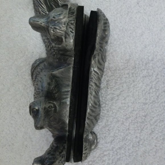 Dogs letter or Business Card metal holder Weighted - Picture 7 of 9